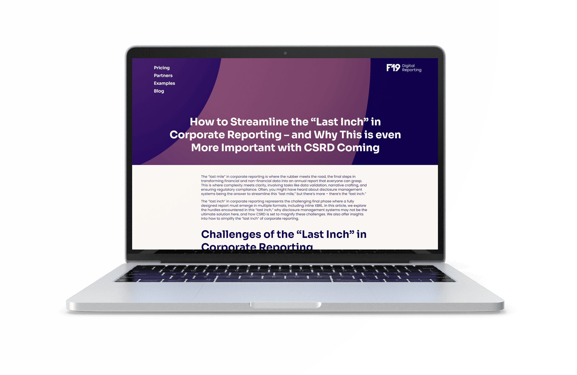 How to Streamline the “Last Inch” in Corporate Reporting